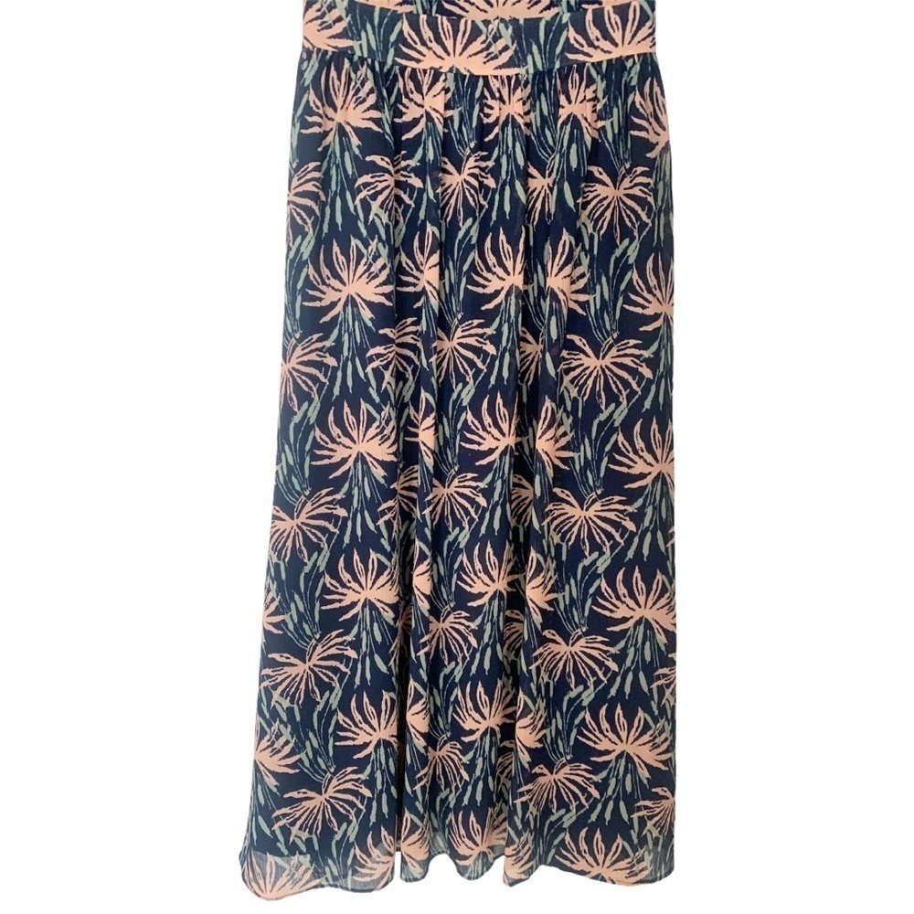 Madewell Ruffle-Sleeve Midi Dress in Oasis Palms - Picture 7 of 11